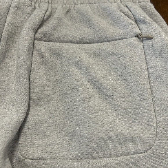Gymshark Joggers Womens M Gray Fleece Sweatpants Drawstring Pockets Active *HOLE - Picture 10 of 16